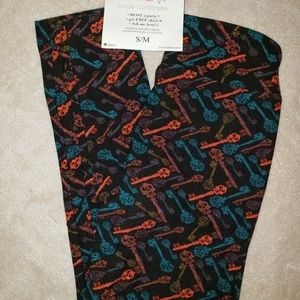 BNIP Lularoe Skeleton Keys kids s/m